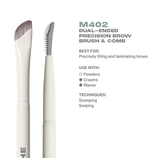 MORPHE M402 Dual Ended Precision Brow Brush & Comb - 1 pc