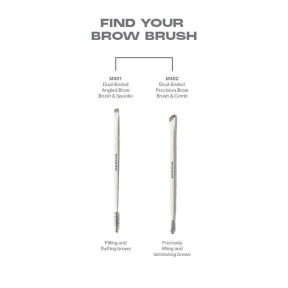 MORPHE M402 Dual Ended Precision Brow Brush & Comb - 1 pc