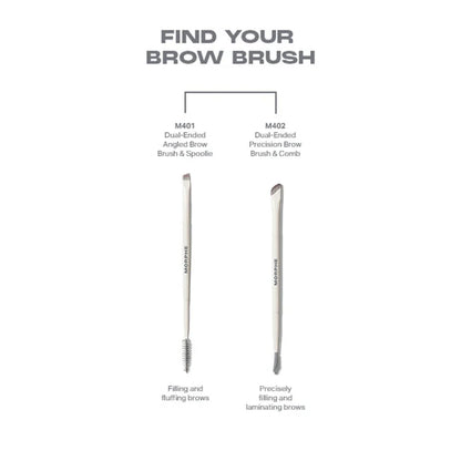 MORPHE M402 Dual Ended Precision Brow Brush & Comb - 1 pc