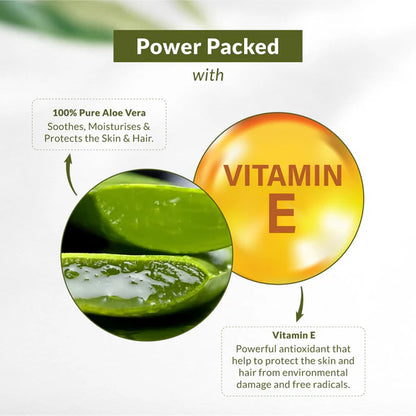 Lotus Botanicals 100% Pure Aloe Vera Gel With Vitamin E - 200 ml