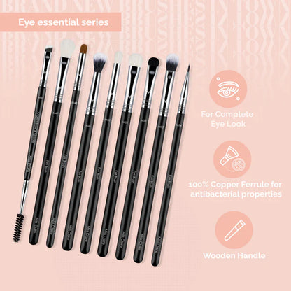 Miss Claire Eye Essential Series (9 Brush Set) - 9 pcs
