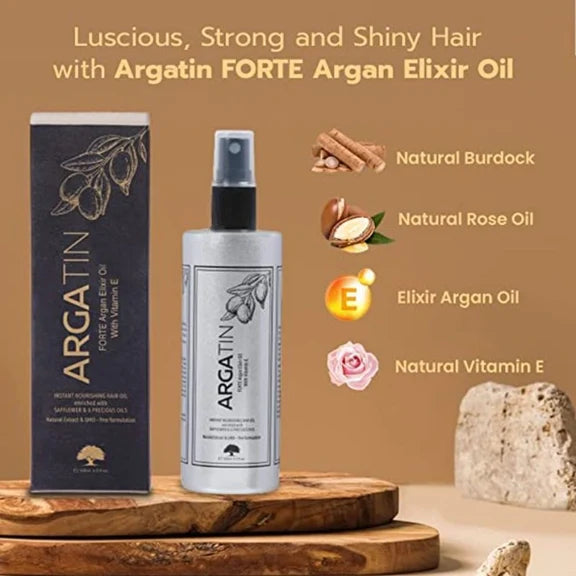 Argatin Argan Elixir Oil For Dry Damaged & Frizzy Hair - 100 ml