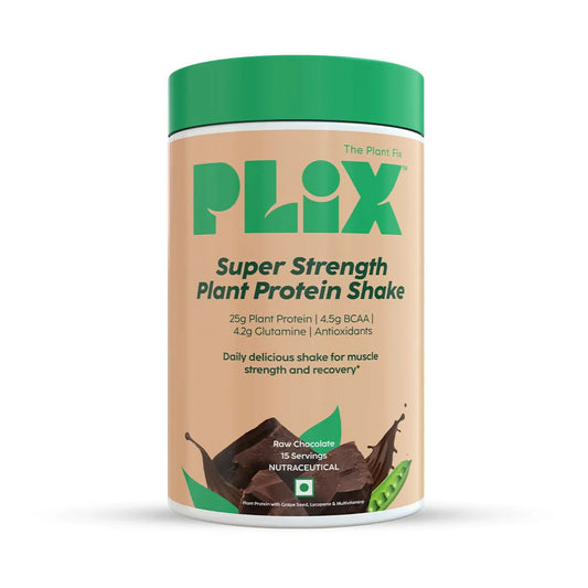 PLIX The Plant Fix Strength Vegan Plant Protein Powder - Chocolate