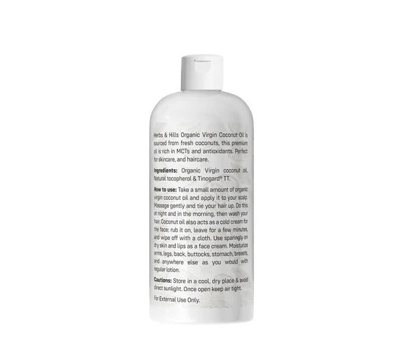 Herbs & Hills Organic Virgin Coconut Oil - 300 ml
