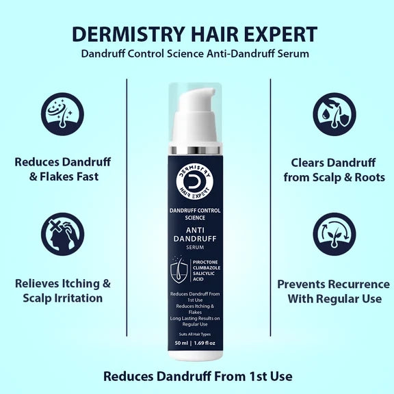 Dermistry Anti-Dandruff Control Hair Mask & Serum Combo - combo