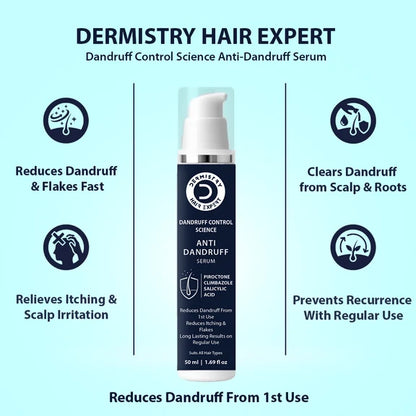 Dermistry Anti-Dandruff Control Hair Mask & Serum Combo - combo
