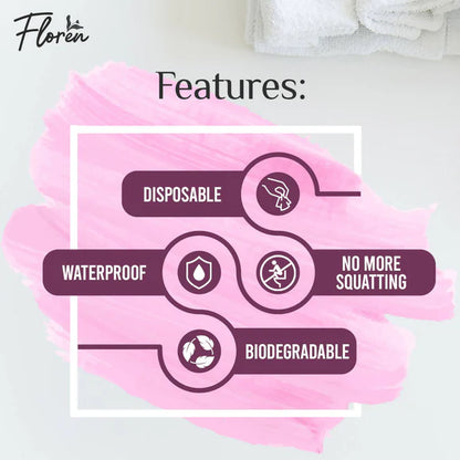 Floren Disposable Toilet Seat Covers - 20 pcs