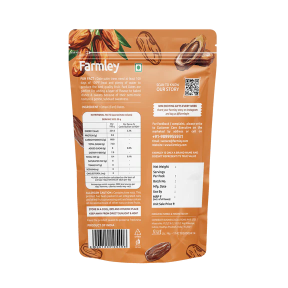 Farmley Omani Fard Dates - 400 gm