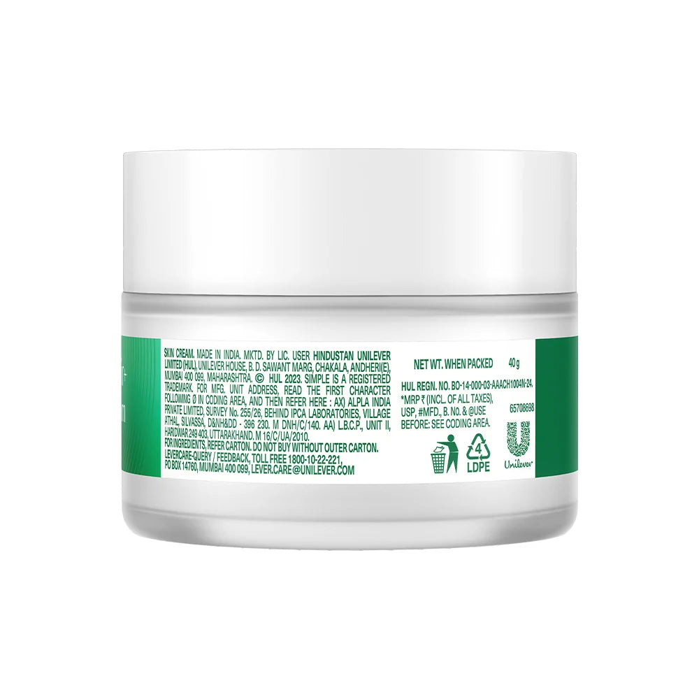 Simple Repair+ Active Barrier Repair Hydrating Cream, 40g