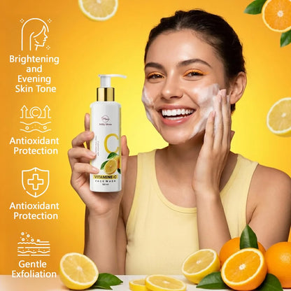 Milky Moon Vitamin C Face Wash for Brightening Face Cleanser - 100 ml