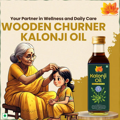 Dorjee Wellness Wood Pressed Kalonji (Black Seed) Oil - 100 ml