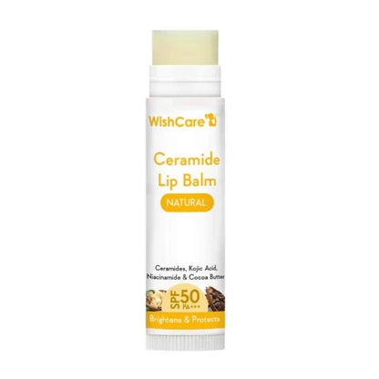 Wishcare Ceramide Lip Balm with SPF50 PA+++ - Natural - 5 gm