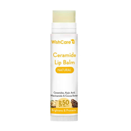 Wishcare Ceramide Lip Balm with SPF50 PA+++ - Natural - 5 gm