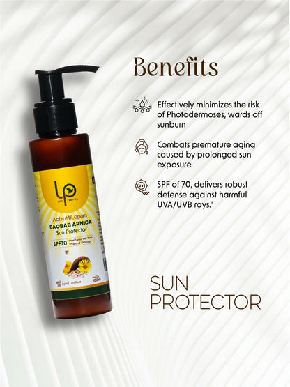 Life Purified Abhyetilepam Baobab Arnica Sun Protector SPF 70 Pa++++ - 100 ml