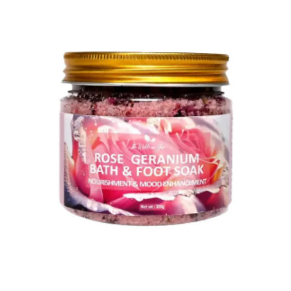 The Wellness Shop Rose Geranium Bath and Foot Soak - 200 gm