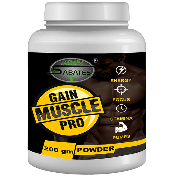 Sabates Gain Muscle Pro Powder - 200 gm