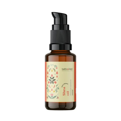 Tattvalogy African Shea Oil - Shea Butter Extract, Deeply Moisturizes Hair & Skin for Nourishment - 15 ml