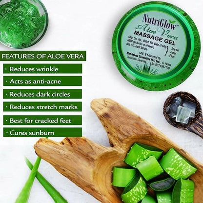 NutriGlow Aloe Vera Gel - 100 gm