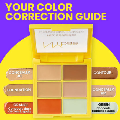 NY Bae Full Coverage Concealer Palette - Fair Lady - 9 gm