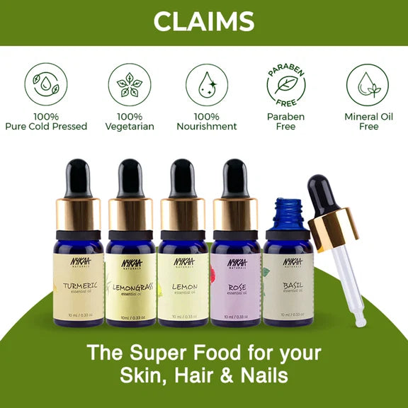 Nykaa Naturals Bestseller Rosemary Essential Oil For Hair Growth & Nourishing Scalp - 100% Natural - 10 ml