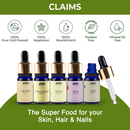 Nykaa Naturals Bestseller Rosemary Essential Oil For Hair Growth & Nourishing Scalp - 100% Natural - 10 ml