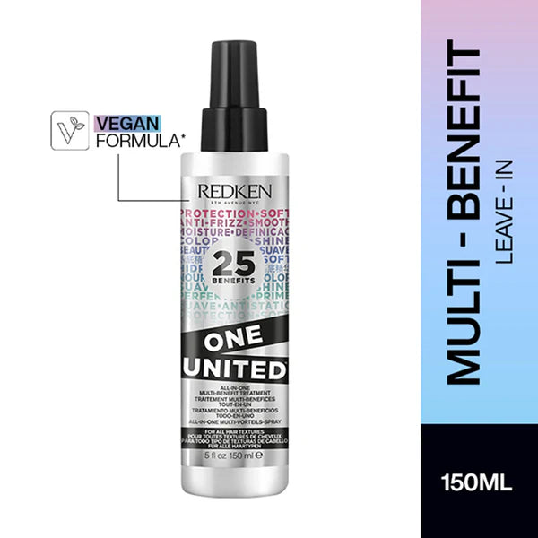 Redken One United Multi Benefit Leave-In Treatment, Hair Serum, For Daily Use - 150 ml