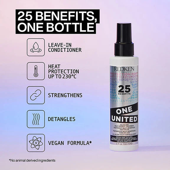 Redken One United Multi Benefit Leave-In Treatment, Hair Serum, For Daily Use - 150 ml