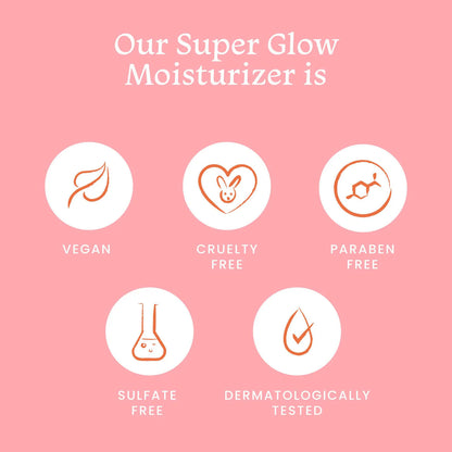 Foxtale Super Glow Moisturizer With Nano Vitamin C For Instant Brightening, Hydration & Glowing Skin, Reduces Dark Spots, Uneven Skin Tone, Pigmentation