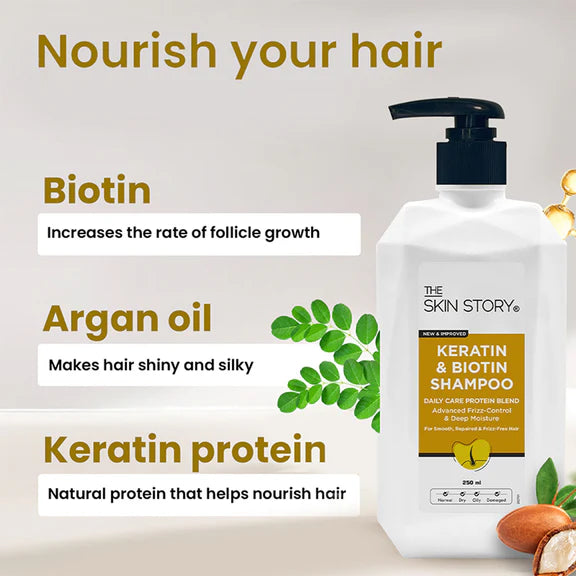 The Skin Story Advanced Frizz Control Keratin Shampoo - 250 ml