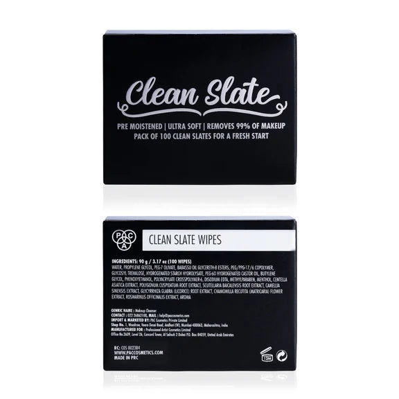 PAC Studio Clean Slate Wipes 100 Wipes - 90 gm
