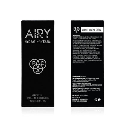PAC Studio Airy Hydrating Cream - Ultra Lightweight, Non-Greasy Formula, Absorbs Fast & Deeply Hydrates - 100 ml