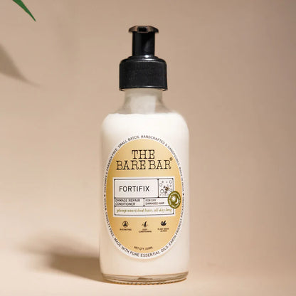 The Bare Bar Fortifix Conditioner - Repairs Frizz, Softens & Strengthens Dry, Damaged Hair - 200 ml