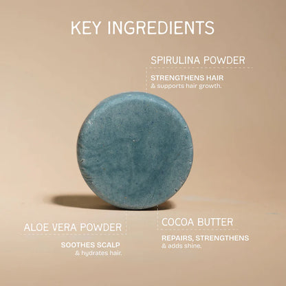 The Bare Bar Arctic Clay Shampoo Bar - Detoxifies Scalp, Boosts Volume & Locks In Moisture - 25 gm