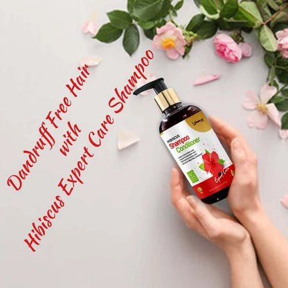 Urbaano Herbal Nourishing Onion Hair Oil & Anti Hairfall Hibiscus Shampoo - combo