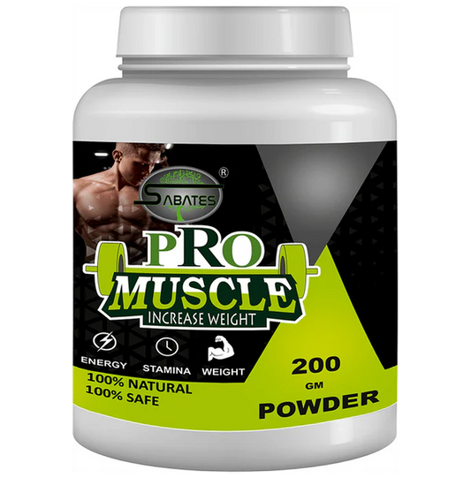 Sabates Pro Muscle Increase Weight Powder - 200 gm