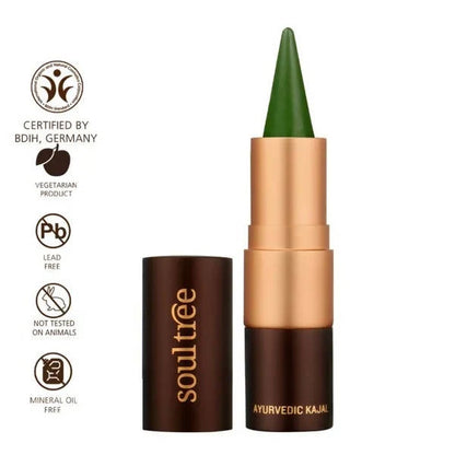 Soultree Ayurvedic Moss Velvet Kajal - 3 gm