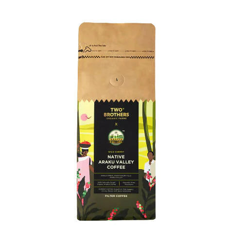 Two Brothers Organic Farms Filter Coffee - Native Araku Valley Coffee - 250 gm
