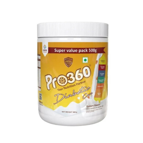 Pro360 Diabetic Care Protein Powder - 500 gm