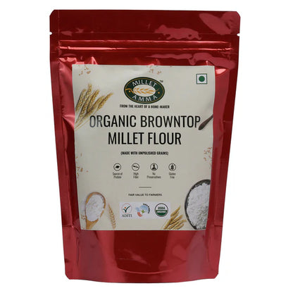 Millet Amma Organic Browntop Millet Flour - 500 gm