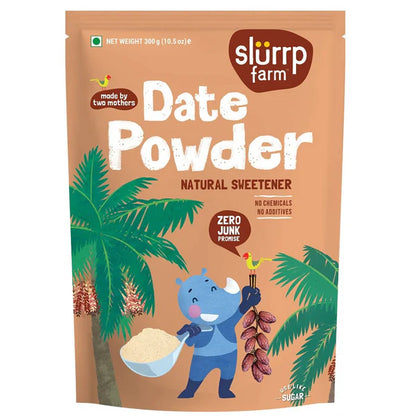 Slurrp Farm Date Powder for Little Ones. No Preservatives, No Chemicals - 300 gm