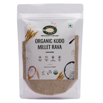 Millet Amma Organic Kodo Millet Rava - 500 gm