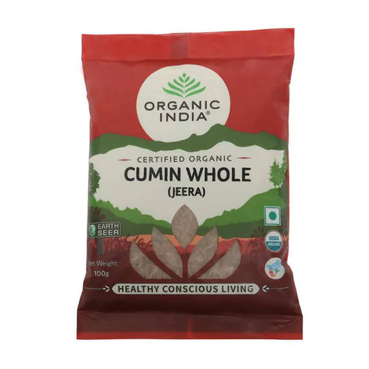 Organic India Cumin Whole (Jeera) - 100 gm