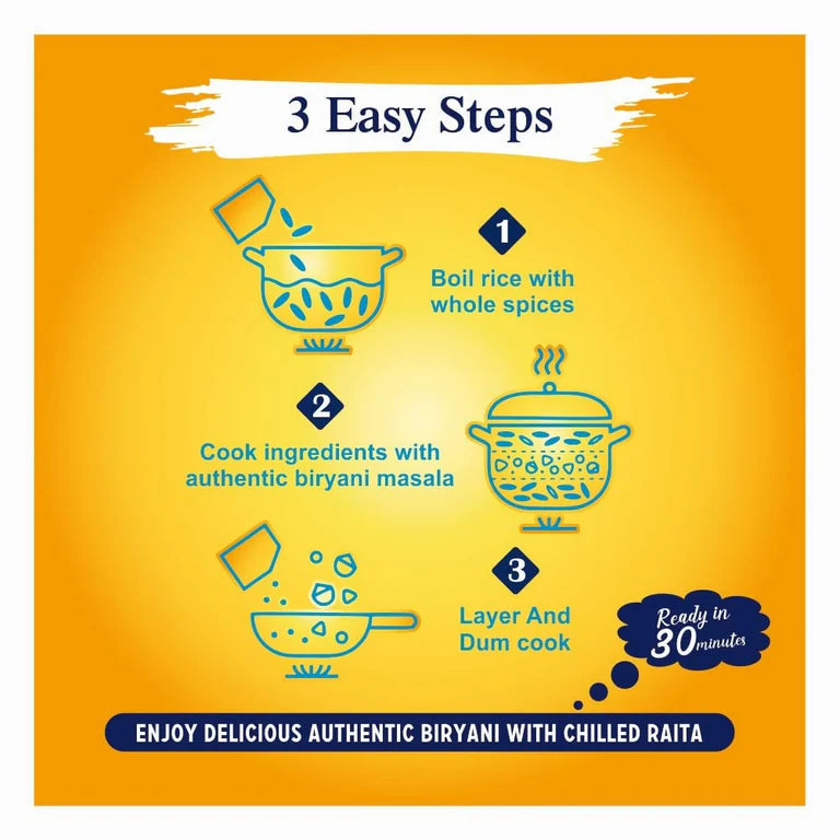 Mama's Love Biryani Kit Kolkata Authentic Recipe - 200 gm