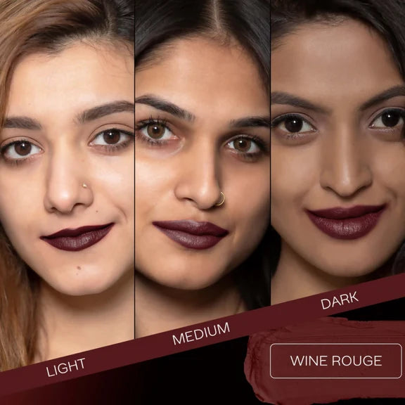 Faces Canada Weightless Matte Finish Lipstick - Wine Rouge 30 - 4 gm