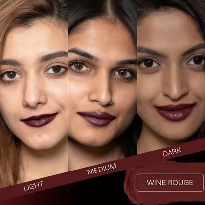 Faces Canada Weightless Matte Finish Lipstick - Wine Rouge 30 - 4 gm
