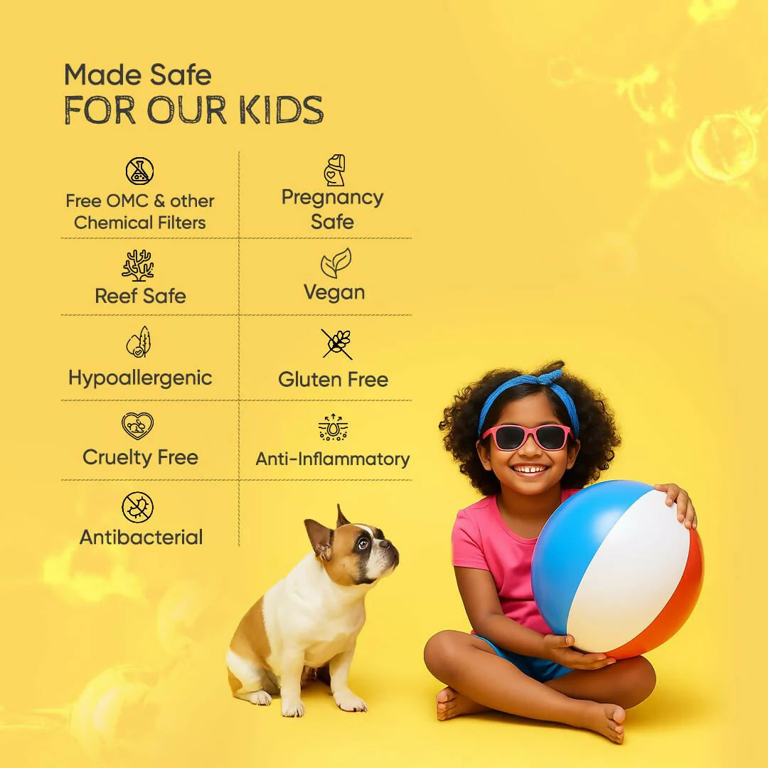 SkinInspired Kidscreen 100% Mineral Sunscreen SPF 50+ PA++++ - 50 gm