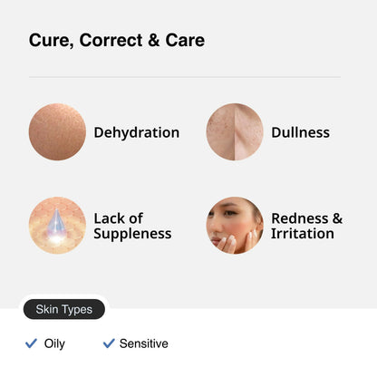 Cureskin Hydration Gel with Hyaluronic Acid, Aquaxyl, Aloe - 17 gm