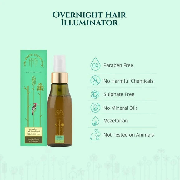The Earth Collective Overnight Hair Illuminator - 100 ml