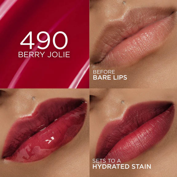 L'Oreal Paris Hyaluron Tint Lip Stain Serum Weightless Color - 490 Berry Jolie - 5 ml