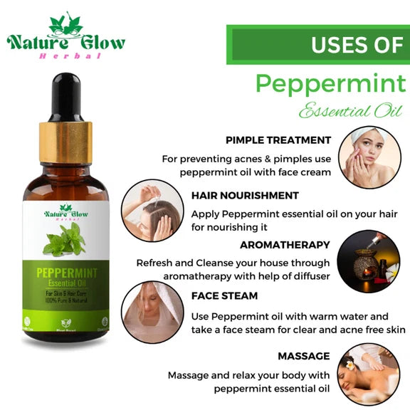 Nature Glow Herbal Rosmerry & Peppermint Hair Oil Combo - Combo